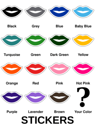 Kiss Lips Stickers